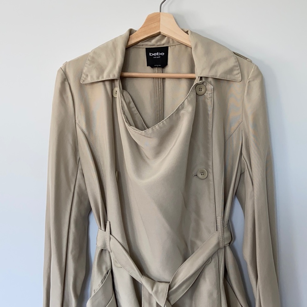 Bebe trench coat